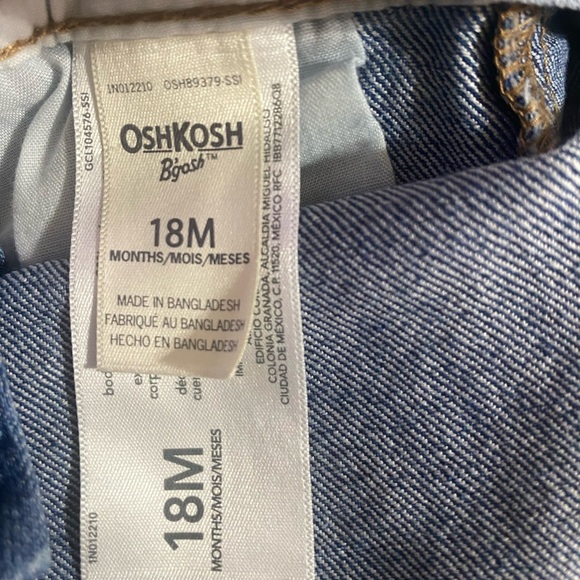 Girl’s Oshkosh B’Gosh Denim Overalls - Picture 7 of 7